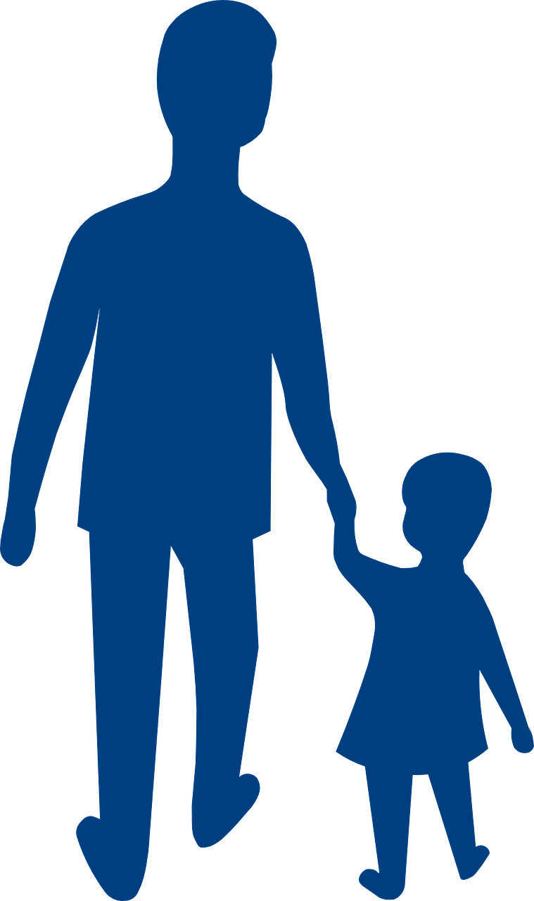 Father Child Silhouette - Son And Father Png Clipart (759x1280), Png Download