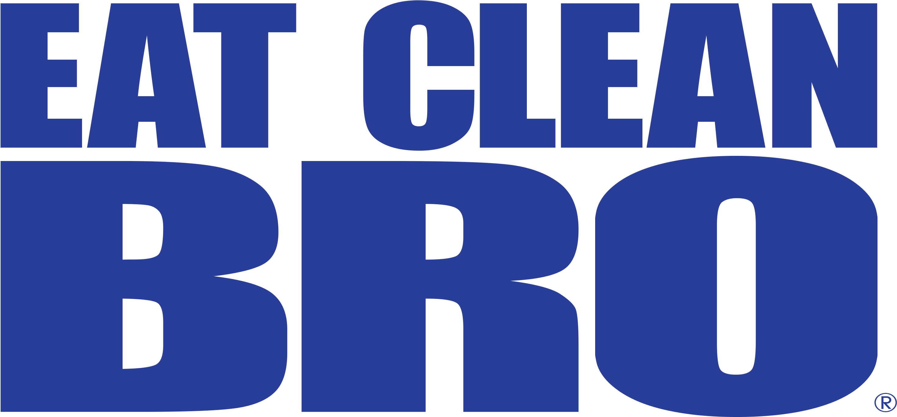 Eat Clean Bro Clipart (2968x1409), Png Download