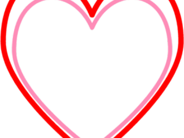 Heart Clipart Clipart Out Line - Heart - Png Download (640x480), Png Download