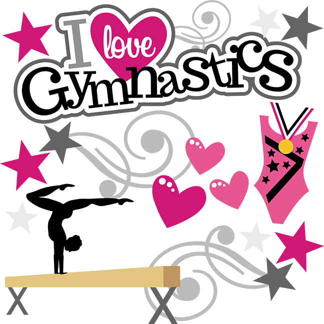 I Love Gymnastics - Love Gymnastics Clipart (648x648), Png Download