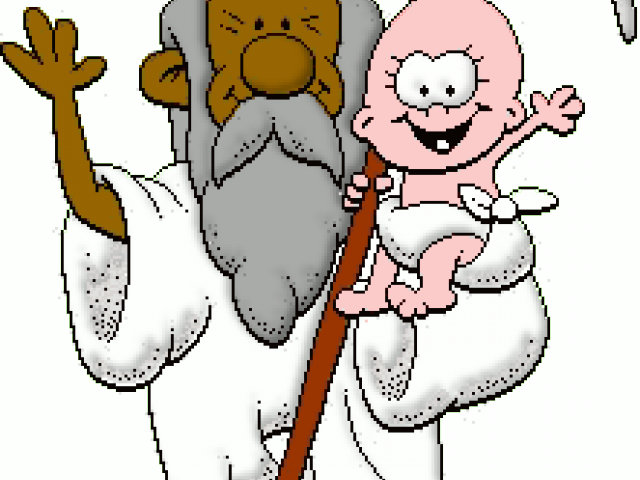 New Year Clipart Father Time - Father Time Clip Art - Png Download (640x480), Png Download