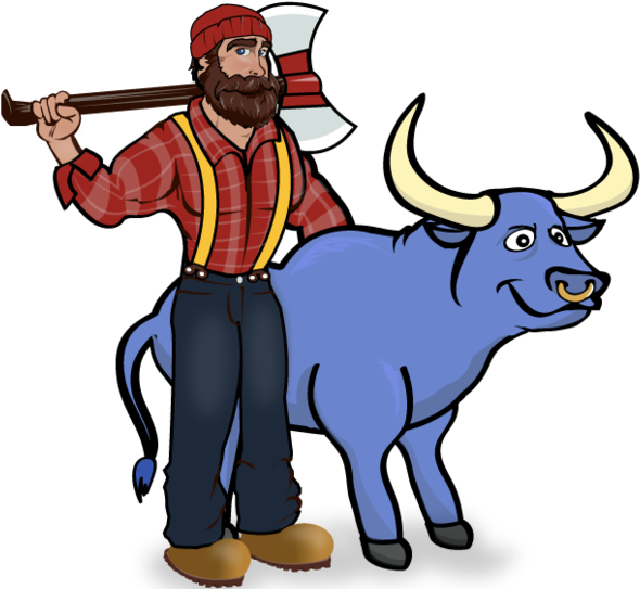 Nd Grade St John The Baptist - Paul Bunyan Clipart Cute - Png Download (611x566), Png Download