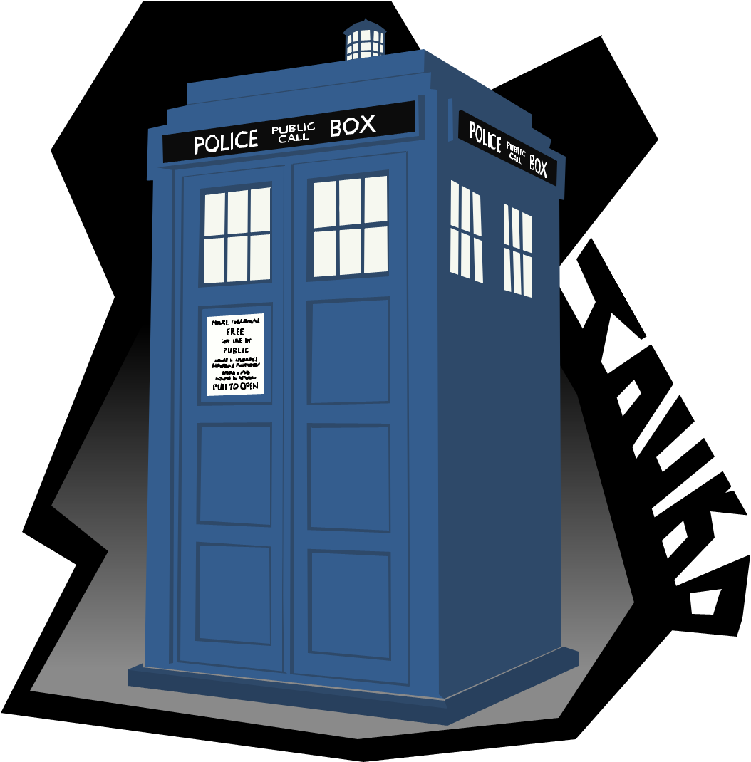 Tardis Clipart (1068x1101), Png Download