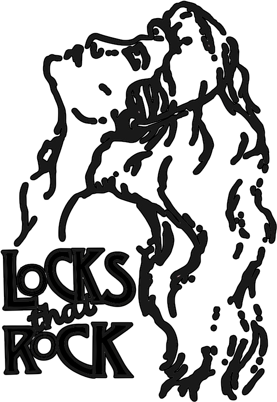 Locks That Rock Hair Design Clipart (641x855), Png Download