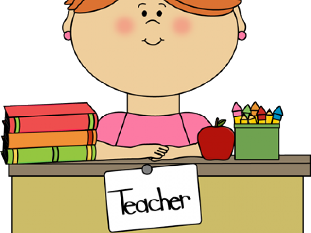 Happy Teacher Clip Art - Png Download (640x480), Png Download