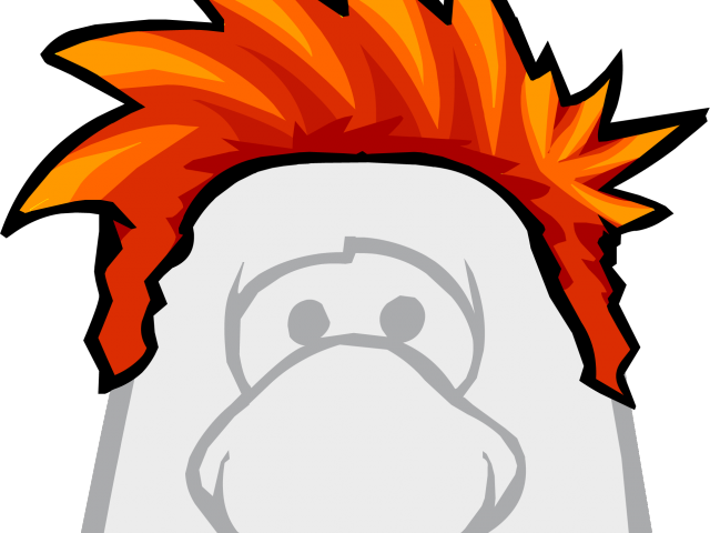 Red Hair Clipart Club Penguin - Club Penguin The Right - Png Download (640x480), Png Download