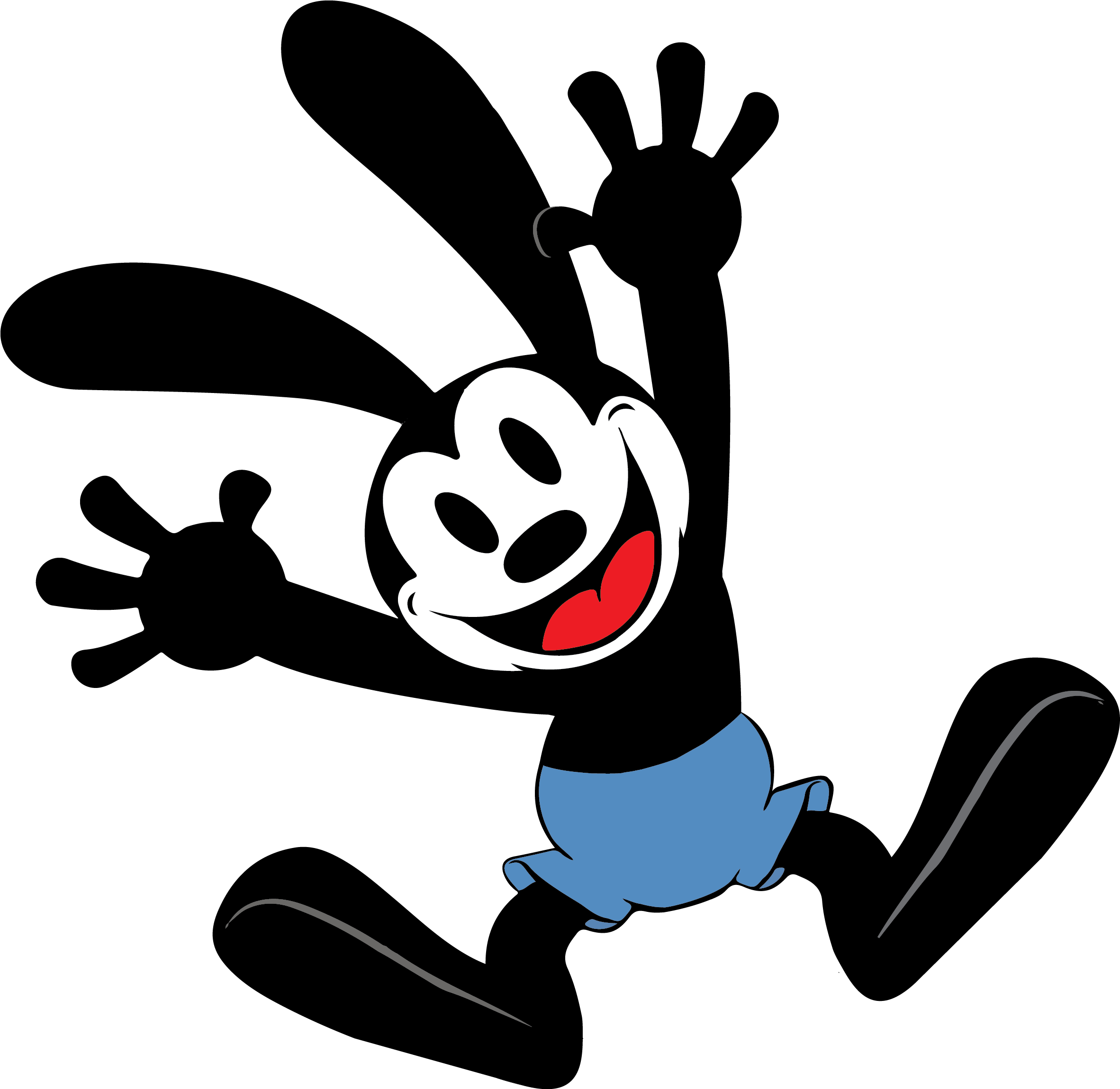 Oswald The Lucky Rabbit - Oswald Rabbit Clipart (2380x2380), Png Download