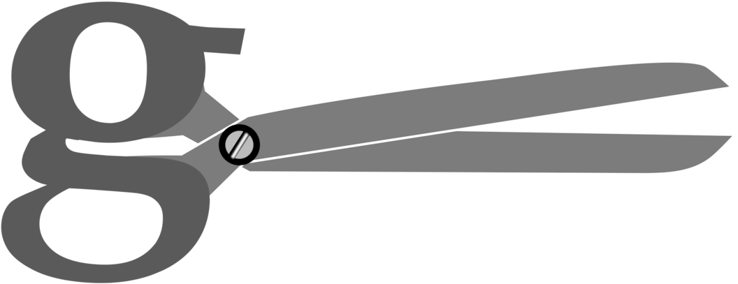 Scissors Logo Line Angle - Logo Clipart (1061x750), Png Download