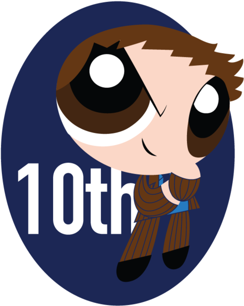 Counting Down The Days Till The 50th - Tenth Doctor Clipart (500x625), Png Download