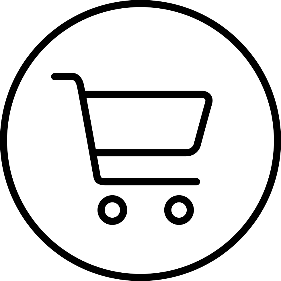 Cart Svg Png Icon - Line Art Clipart (980x980), Png Download