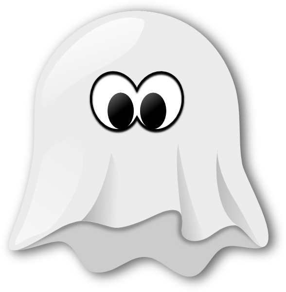 Casper Ghost Cliparts - Fantasmino Png Transparent Png (588x600), Png Download