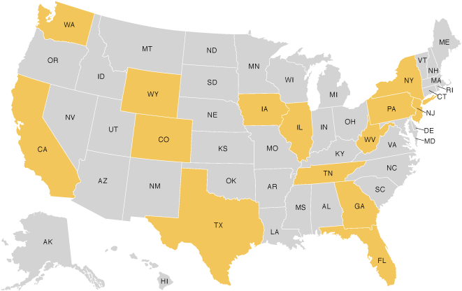 States With Reported Cases Of Dog Flu* - State Names, Seals, Flags, And Symbols: A Historical Clipart (780x492), Png Download