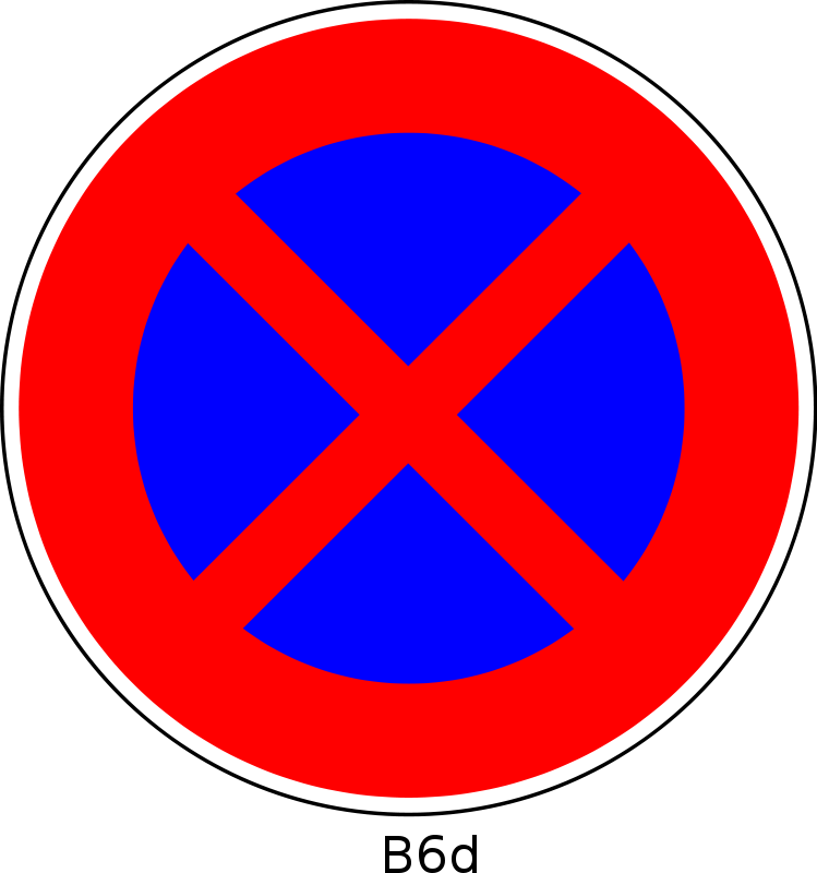 Divieto Di Sosta E Fermata In Vetta Le Croci E Passo - Dopravné Značky Hlavná Cesta Clipart (749x800), Png Download