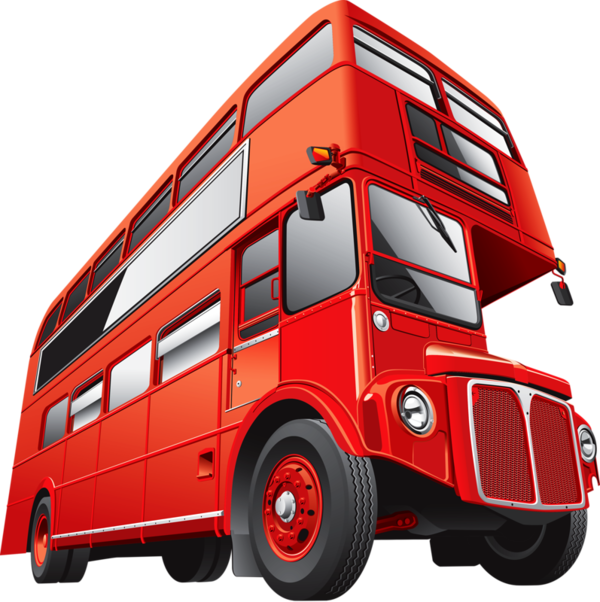 Bus - J'apprends L'anglais (fr) Clipart (600x602), Png Download