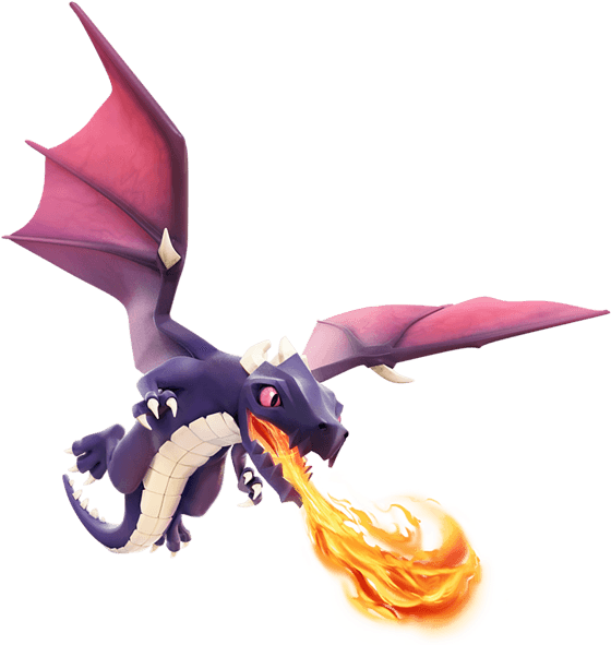 Clash Of Clans Dragon - Dragon Clash Of Clans Png Clipart (570x600), Png Download