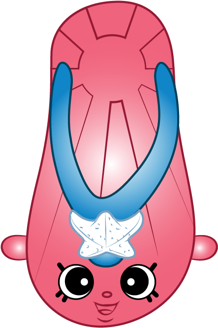 Floppy Sandal - Shopkins Clipart (834x834), Png Download