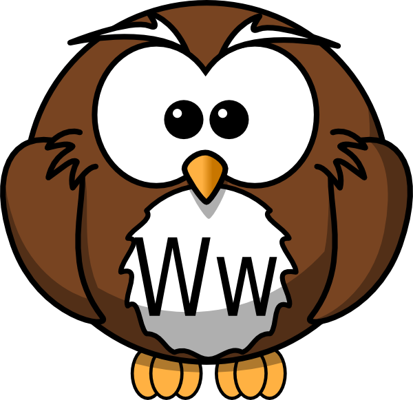 Cartoon Owl Shower Curtain Clipart (600x581), Png Download