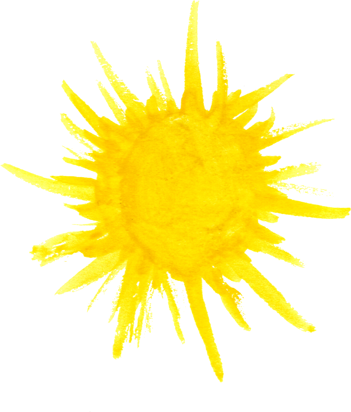 Clipart Free Download Watercolor Png Onlygfx Com Free - Sol Simbolo Transparent Png (1500x1493), Png Download