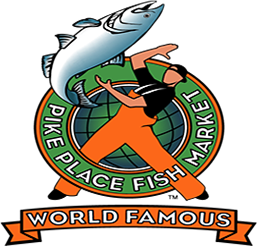 Pike Place Fish Market Clipart (1000x500), Png Download
