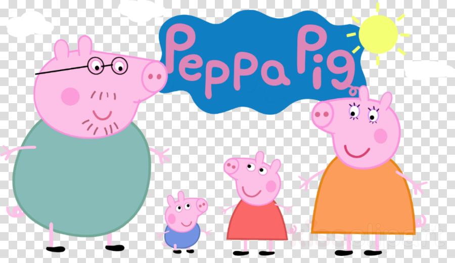 Peppa Pig Clipart Daddy Pig Mummy Pig - Peppa Pig Family Gif - Png Download (900x520), Png Download