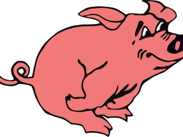 Pig Clipart Race - Snowball From Animal Farm Clip Art - Png Download (640x480), Png Download