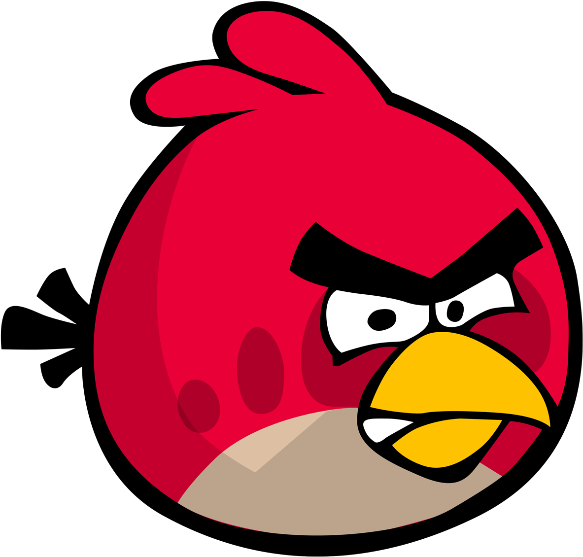 Angry Apple Clipart 3 Tornado - Angry Birds Para Colorear - Png Download (1200x1175), Png Download