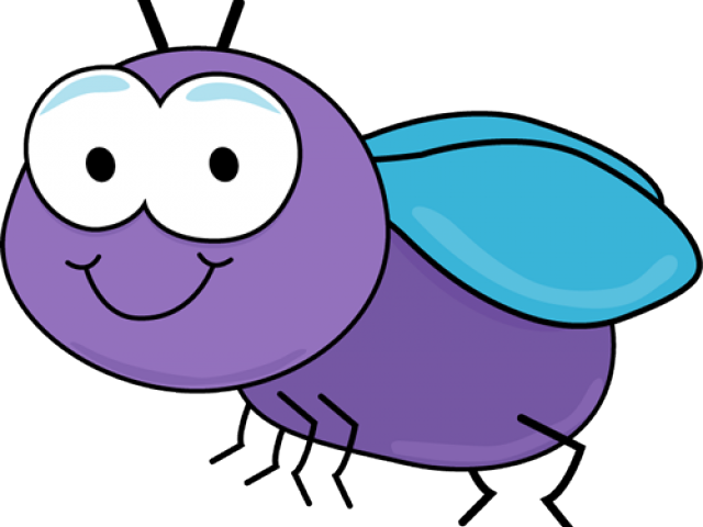 Flies Clipart Purple - Cute Fly Clipart - Png Download (640x480), Png Download