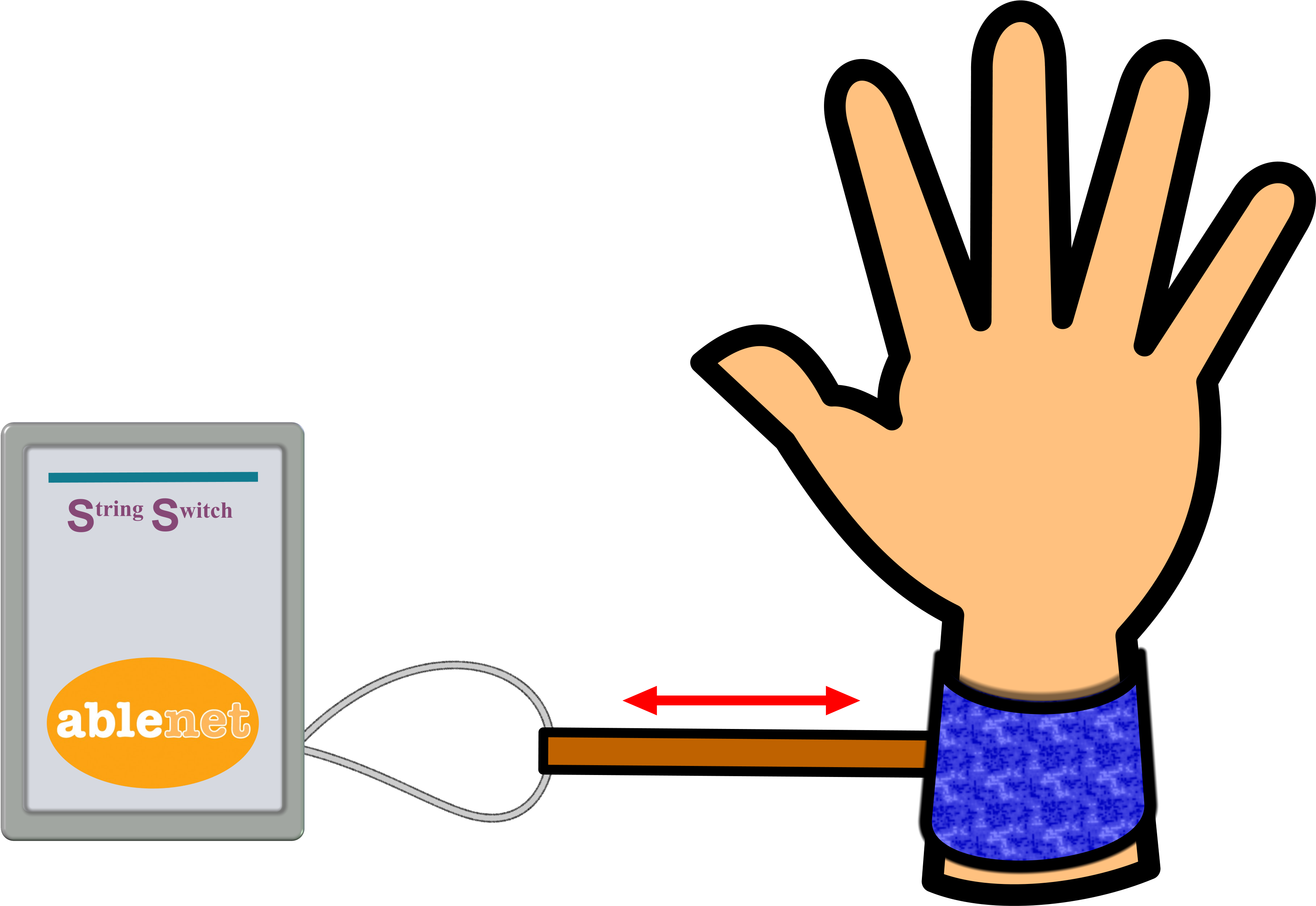 It Is Possible To Adjust The Distance The Learner's - Ablenet Clipart (3392x2482), Png Download