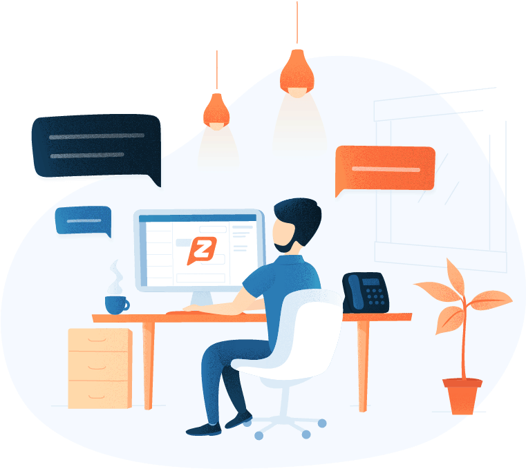 Your Customers Are Only A Text Away - Business Clipart (800x715), Png Download