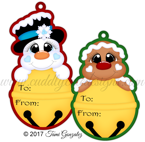 Jingle Bell Tags - Jingle Clipart (600x600), Png Download