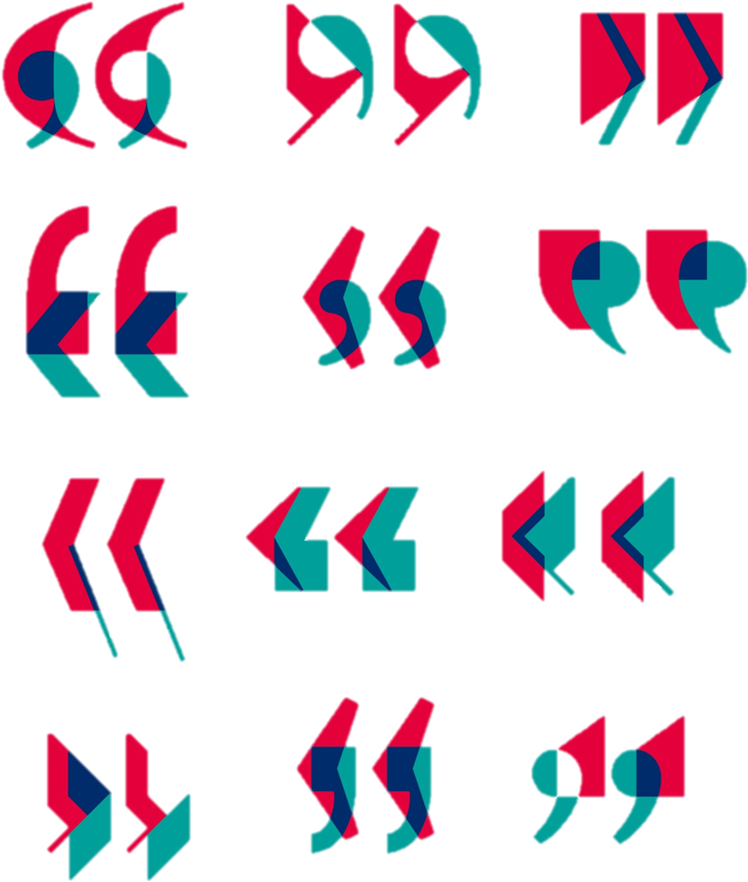 Learning Why Some Can Interpret A Text Message Ending - Guillemets Typo Clipart (1012x1125), Png Download