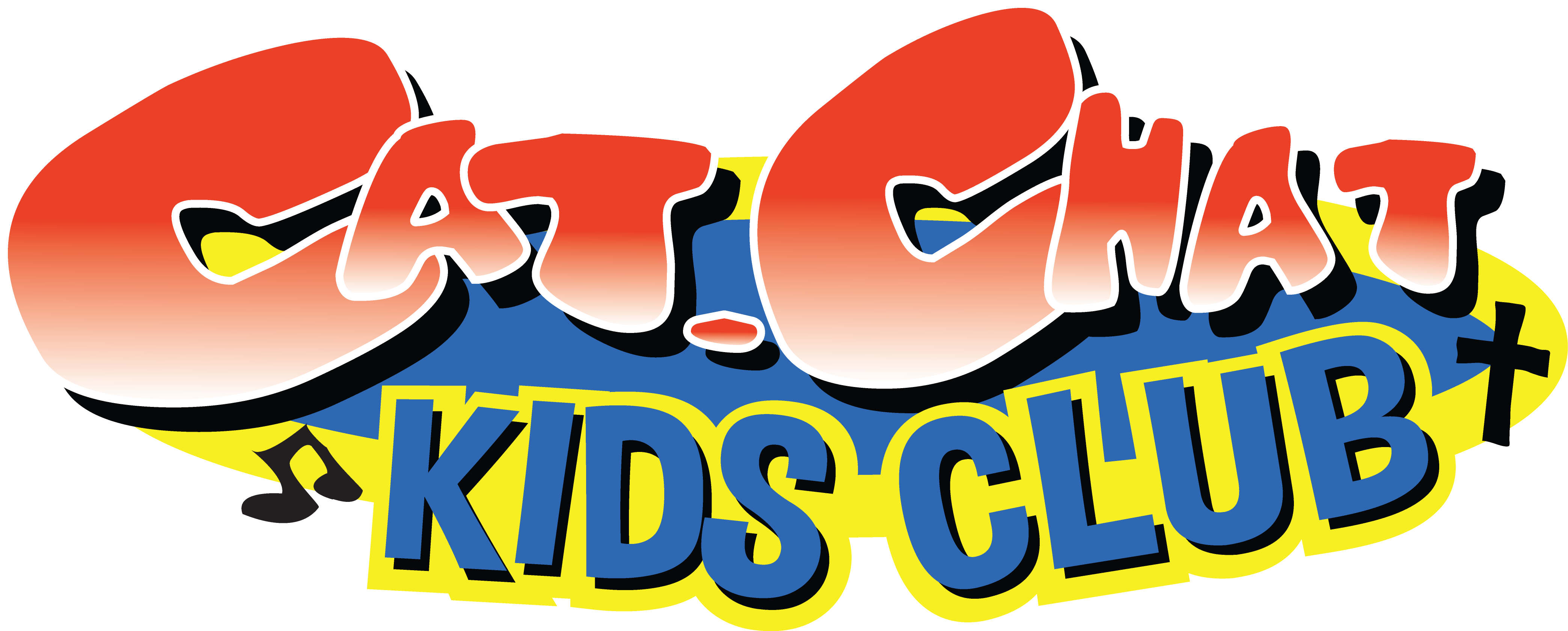 Cat Chat Kids Club - Cat Chat Clipart (4176x1681), Png Download