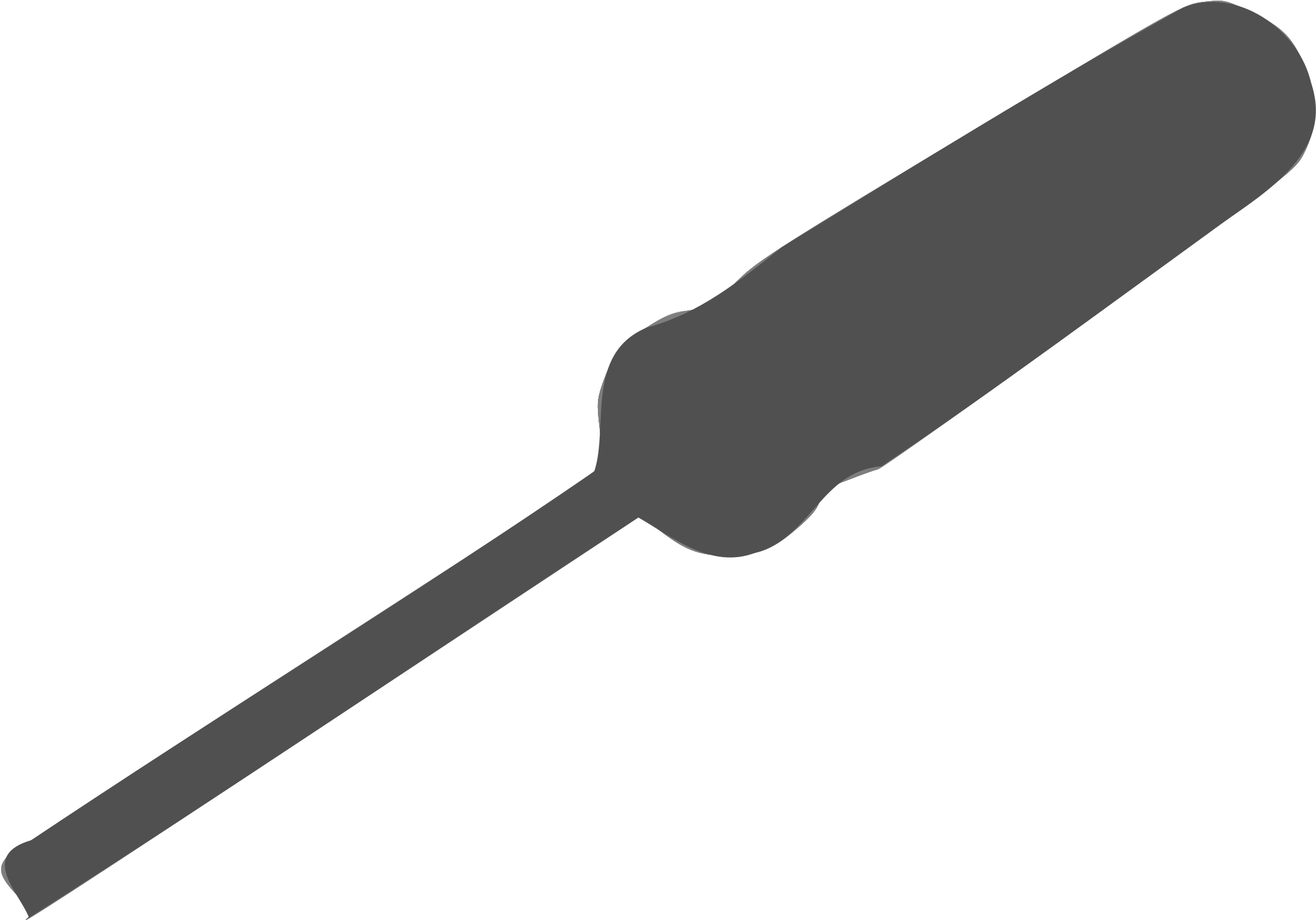 Screwdriver Clipart Black And White - Bradawl - Png Download (2400x1743), Png Download