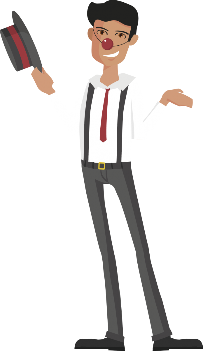 El Gaucho Pícaro Creativo, De Excelente Humor Y Recontra - Cartoon Clipart (696x1200), Png Download