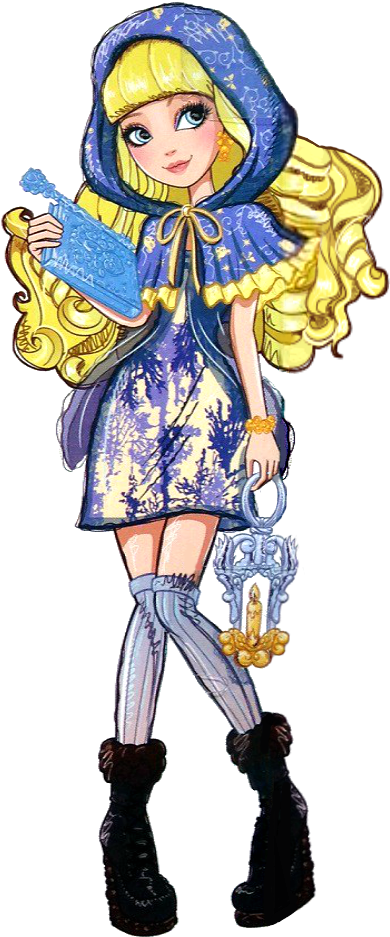 Plastic Crew Monsster High Amp Ever After High Artworks - Ever After High Blondie Lockes Through The Woods Clipart (458x955), Png Download