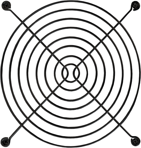 7 Xspc 140mm Wire Fan Grill Black Clipart Full Size Clipart