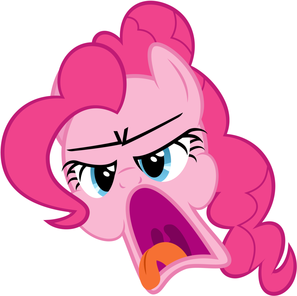 Tongue Clipart Frown - Pinkie Pie - Png Download (1024x1024), Png Download
