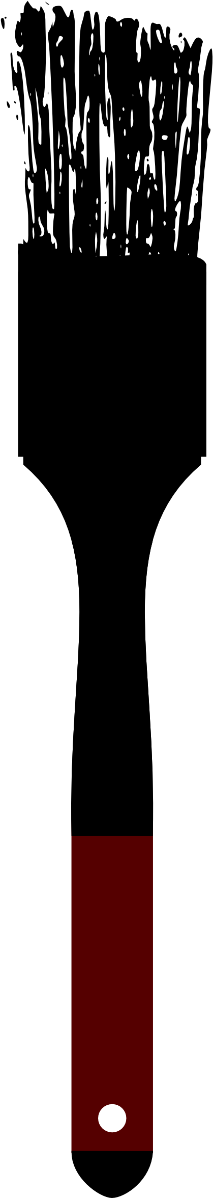 Clipart Info - Paintbrush - Png Download (1697x2400), Png Download