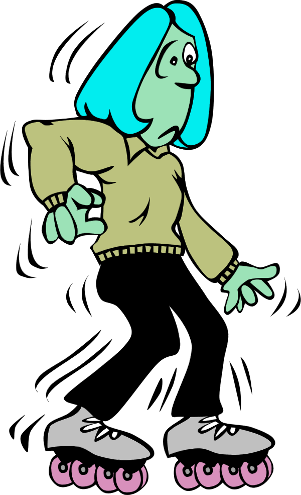 Roller Skate Clip Art - Roller Skating Clipart - Png Download (600x985), Png Download