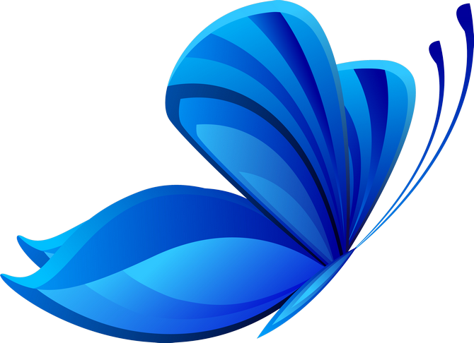 Butterfly - Lepidoptera Clipart (670x486), Png Download