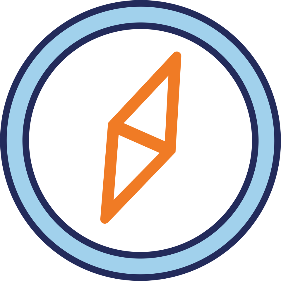 58716 Logo Compass Print - Png Image Of Bandbasher Clipart (960x960), Png Download