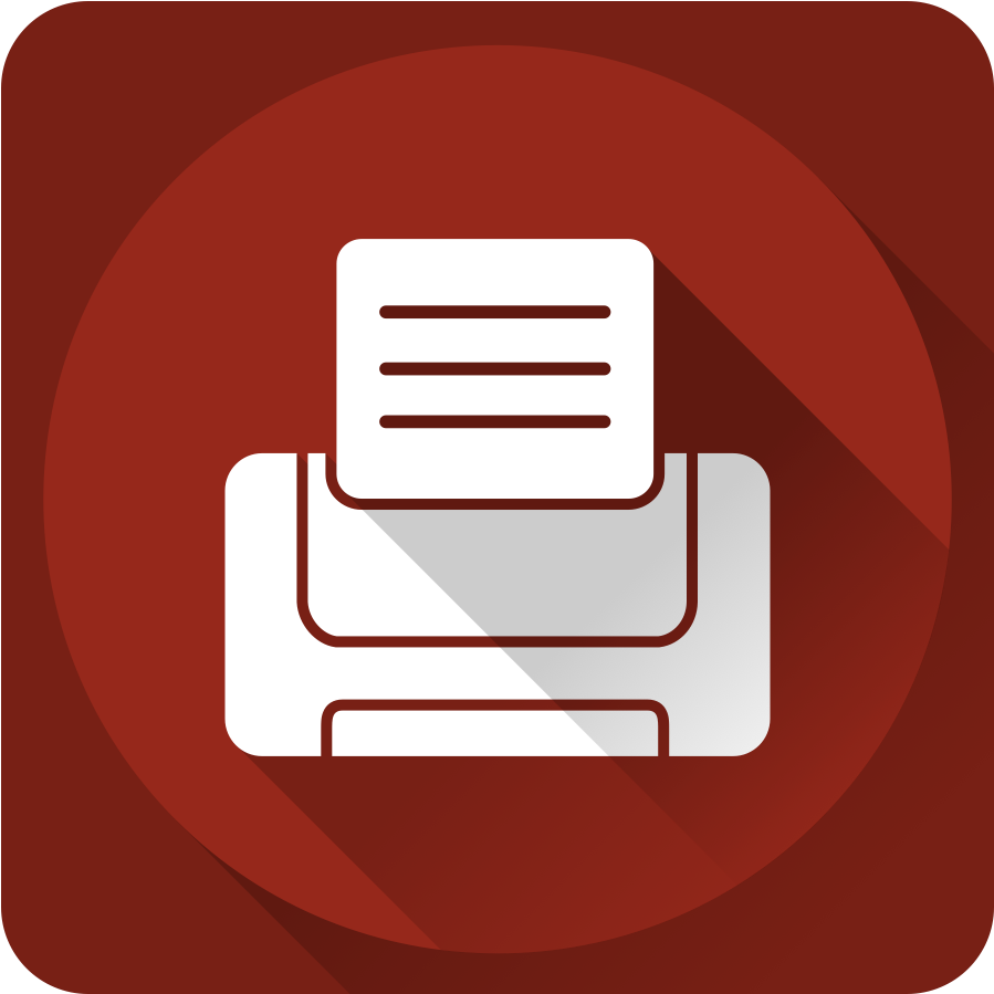 Printer Red Png Clipart - Full Size Clipart (#511899) - PinClipart