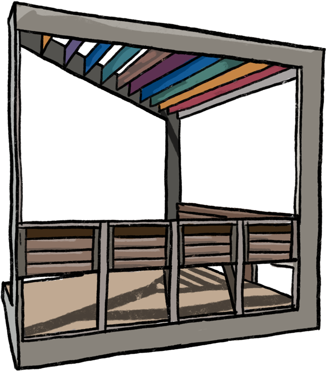 The Plaza Is Located Along Humboldt Street In Williamsburg, Clipart (720x779), Png Download