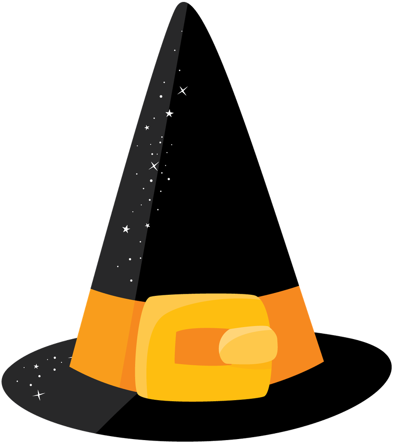 Halloween Clipart, Halloween Labels, Halloween Rocks, - Sombrero Halloween Png Transparent Png (900x953), Png Download