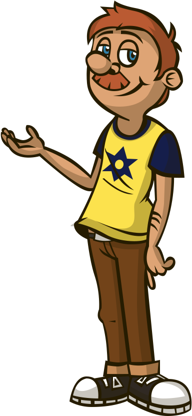 Brooklyn T Guy - Sml Brooklyn T Guy Clipart (458x874), Png Download