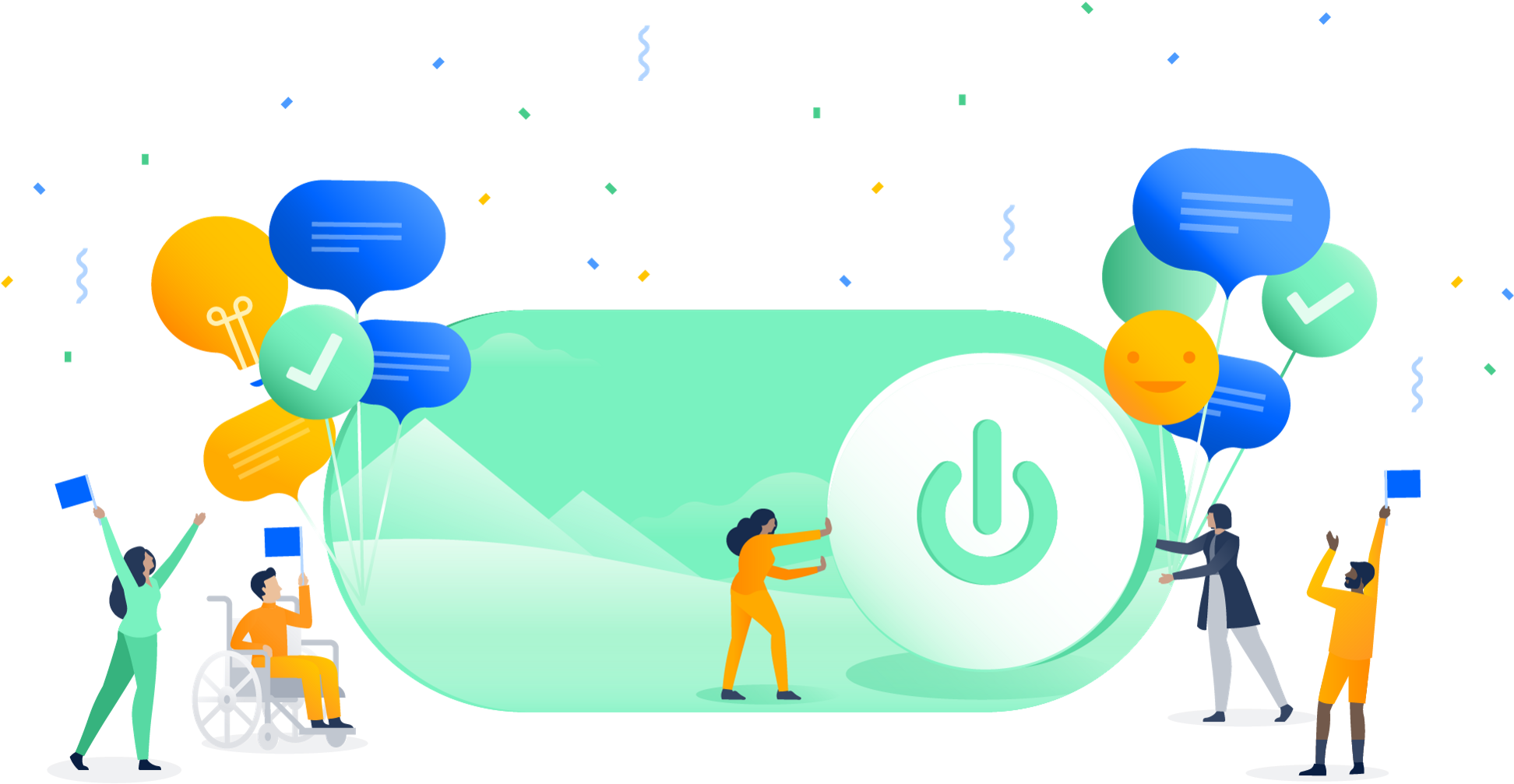 It Has Been A Huge Year For The Atlassian Brand - Atlassian Illustrations Clipart (2000x1280), Png Download