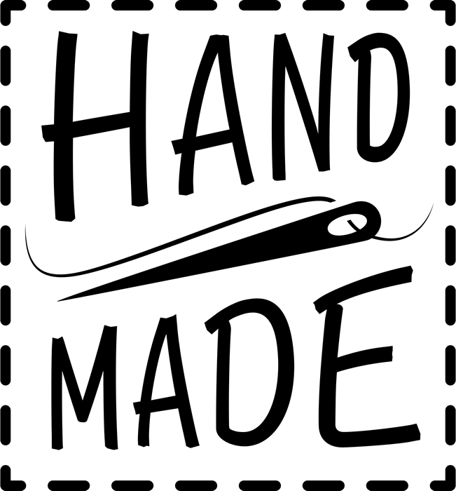 Handmade Rubber Stamp With Sewing Needle - Rubber Stamping Clipart (651x700), Png Download