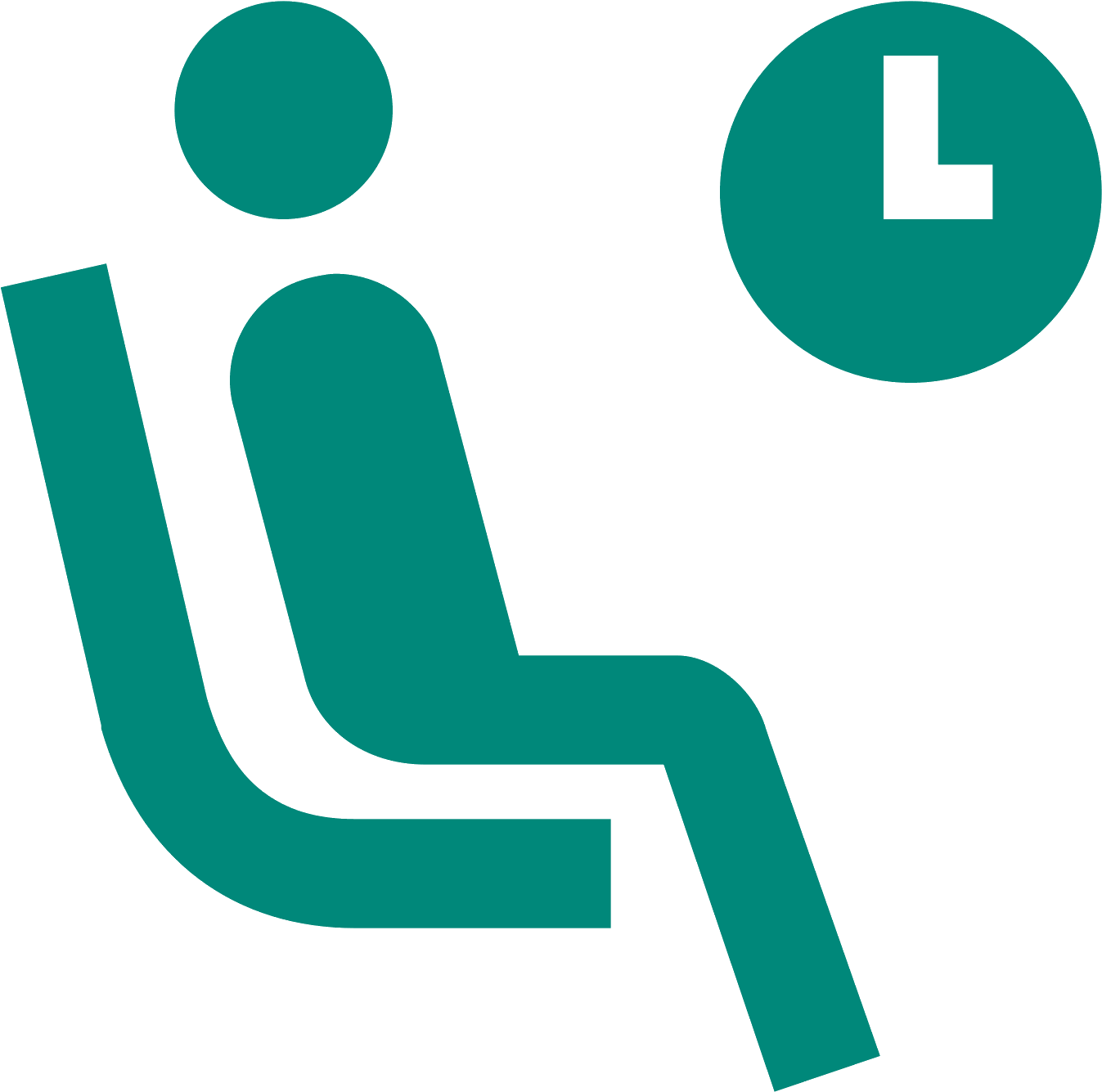 Icone Salle D Attente Png Clipart (1600x1600), Png Download