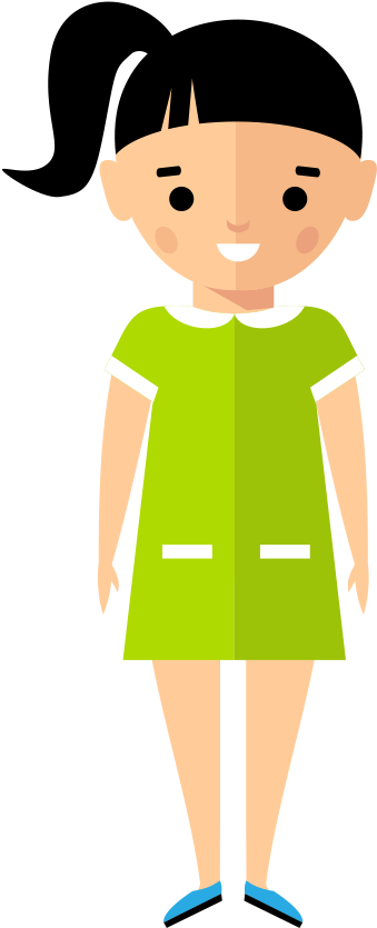 Clipart Walking 3 Child - Cartoon - Png Download (1667x1250), Png Download