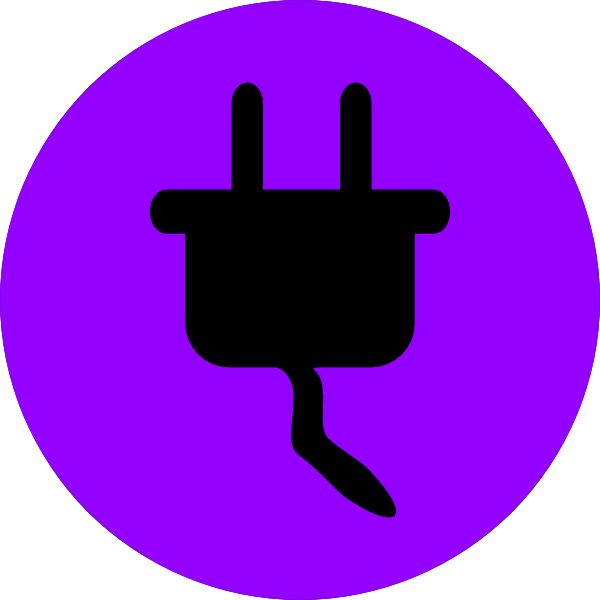 Electricity Symbol Multicolour Clip - Ville De Saint Etienne - Png Download (600x600), Png Download